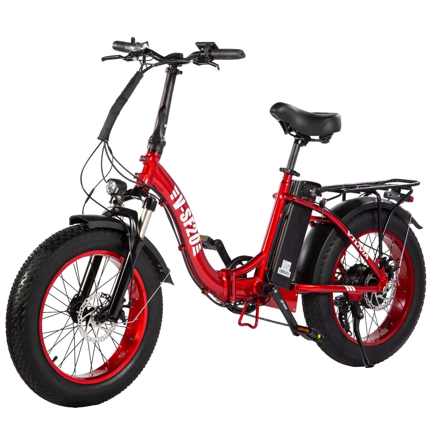 VTUVIA SF20 Step-Thru Folding Fat Tire E-Bike