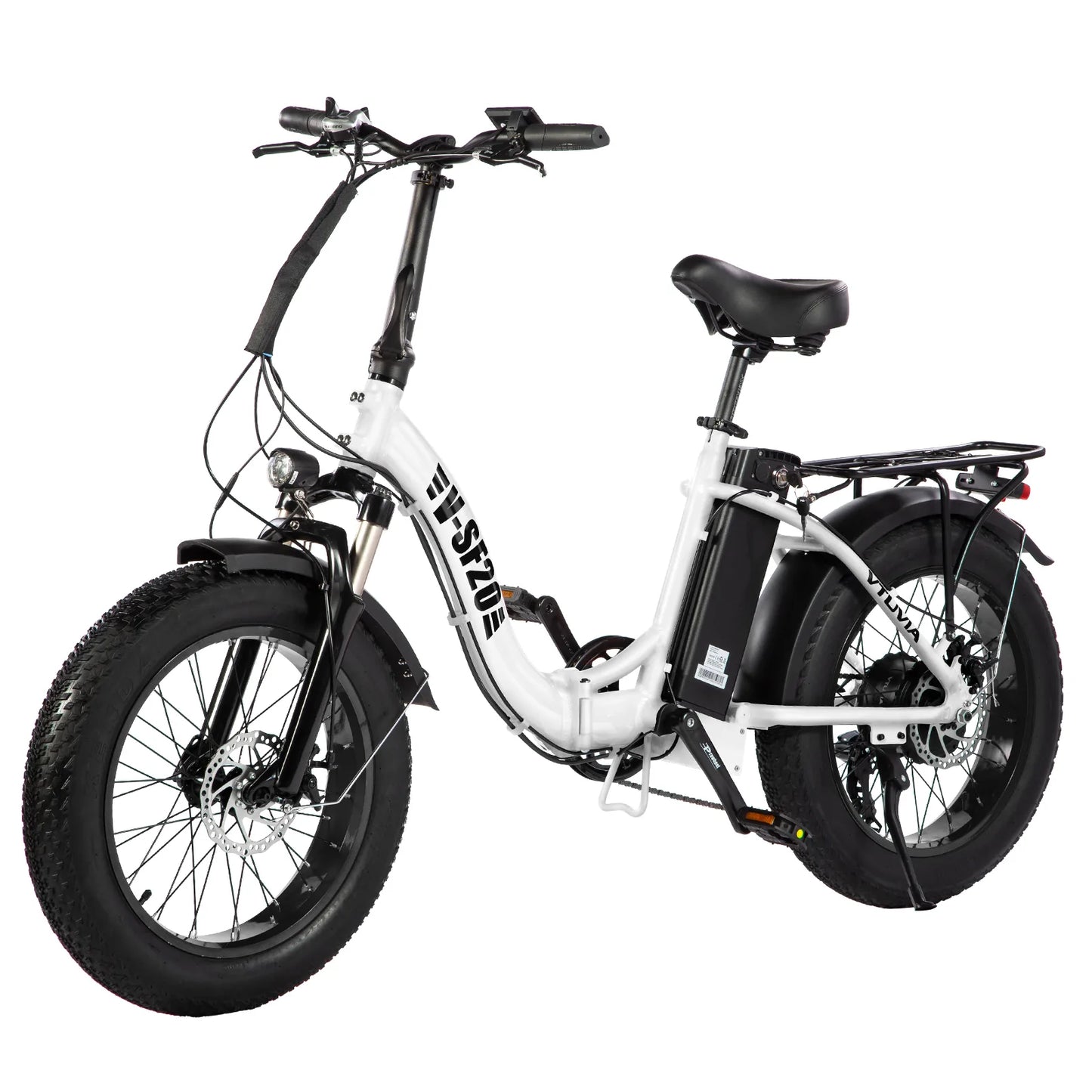 VTUVIA SF20 Step-Thru Folding Fat Tire E-Bike