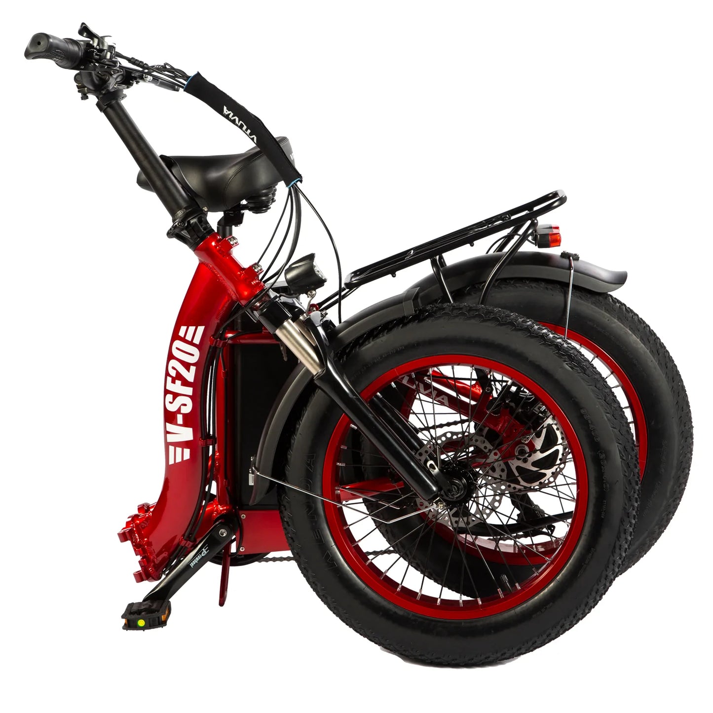 VTUVIA SF20 Step-Thru Folding Fat Tire E-Bike