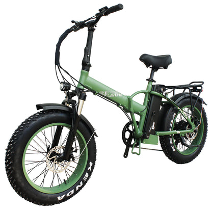 VTUVIA SK20 20 Inch Folding Fat Tire Electric Bike