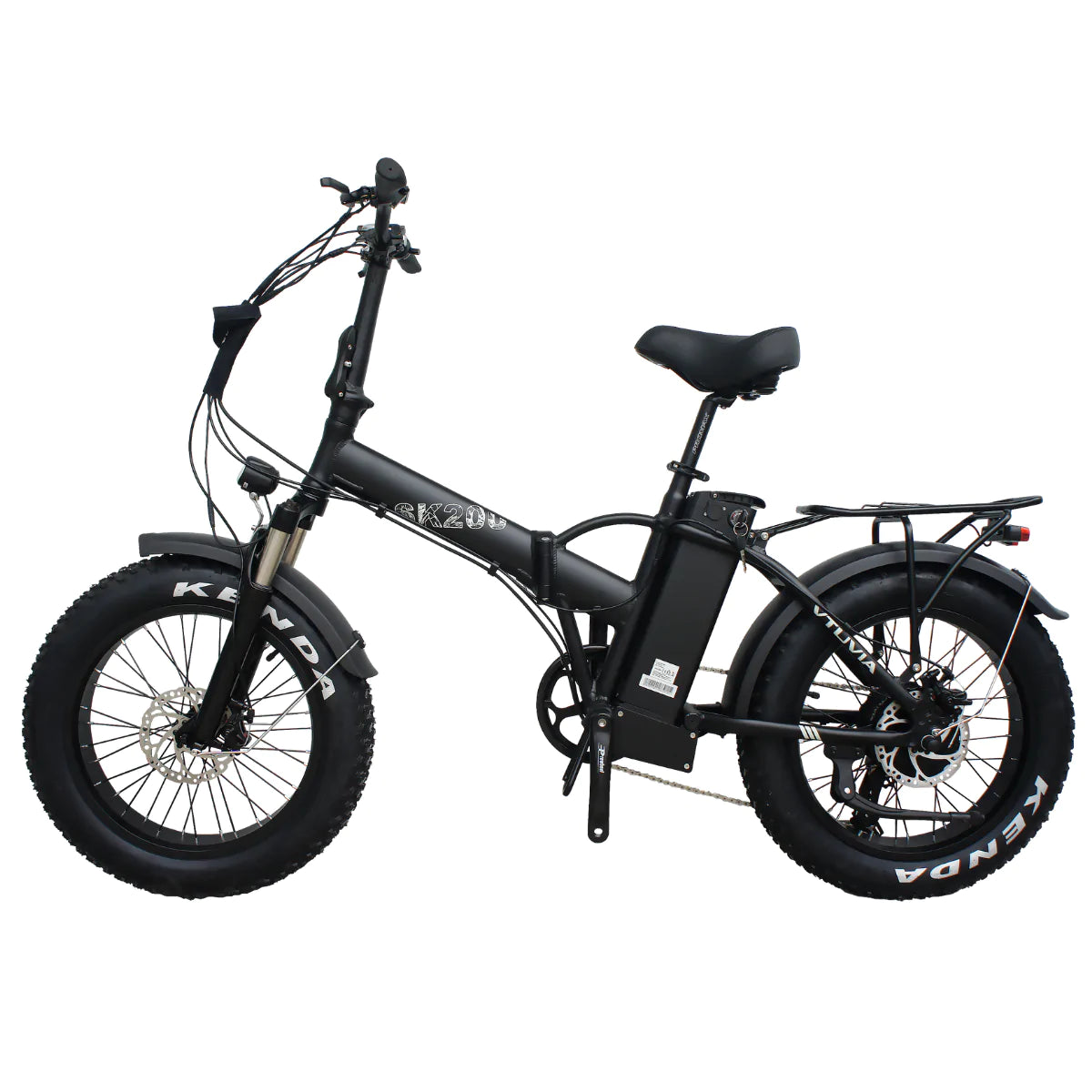 VTUVIA SK20 20 Inch Folding Fat Tire Electric Bike